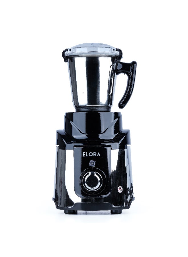 Elora Indian Mixer Grinder cum Blender ELMG-3024 | 4-In-1 | 1200W | 1.5L | 3 Speed with Pulse | Heavy-Duty Motor - Image 2